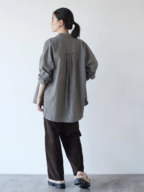  「綿ビエラチェックシャツ」|シャツ・ブラウス|