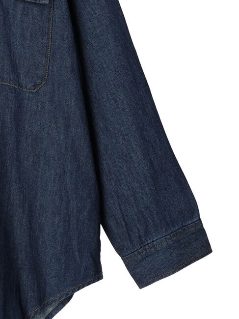  「バックプリントデニムシャツ/Mickey」|シャツ・ブラウス|