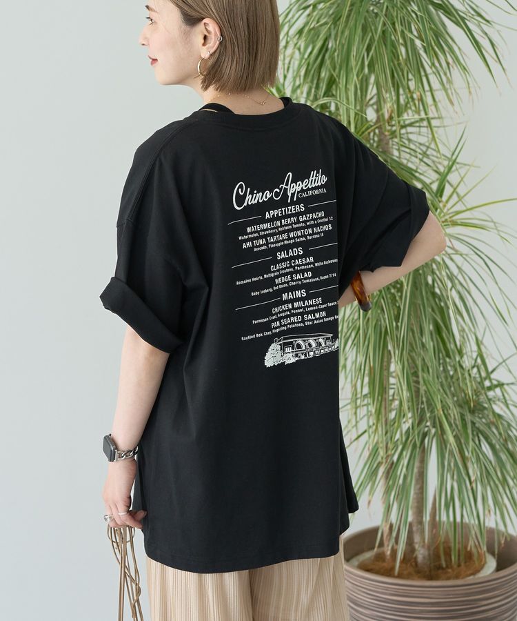 AMERICAN HOLIC「ワントーンロゴプリントTシャツ」|Tシャツ・カットソー|Black