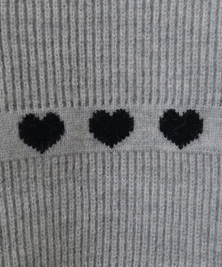 Green Parks「・swing by ハートクルーネックニット」|ニット・セーター|