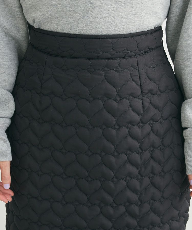 Green Parks「・swing by ハートキルトミニスカート」|スカート|