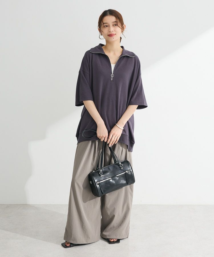 Green Parks「ハーフZIPチュニック」|Tシャツ・カットソー|