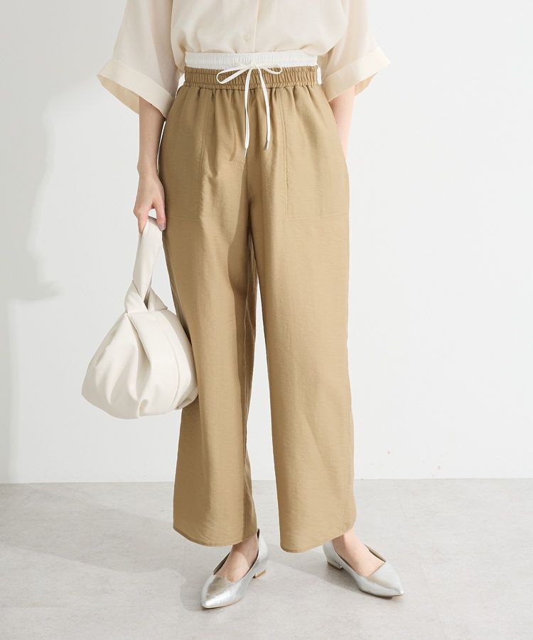 Green Parks「接触冷感ウエストレイヤードツイルパンツ」|その他|