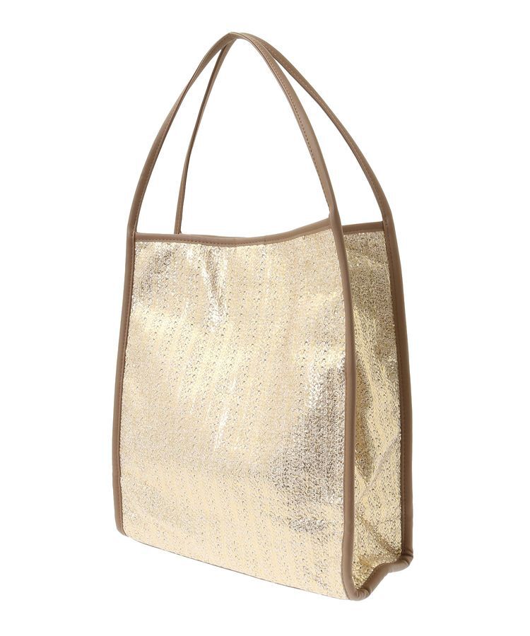 armonia「andmikkaパイピング箔雑材トートバック」|トートバッグ|