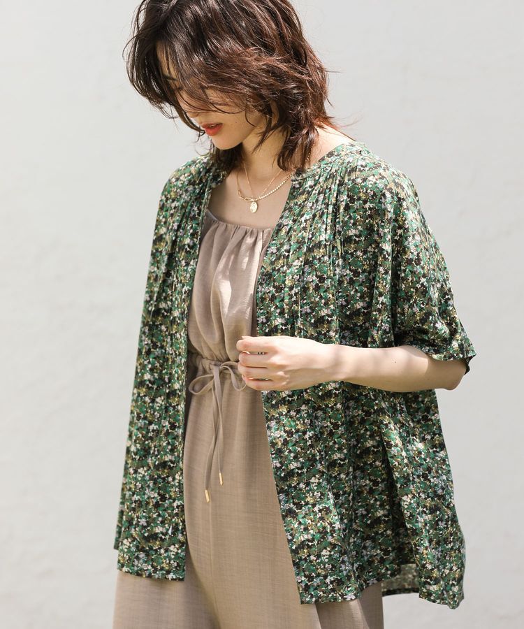 Green Parks「アソート柄さらっとレーヨンブラウス」|シャツ・ブラウス|