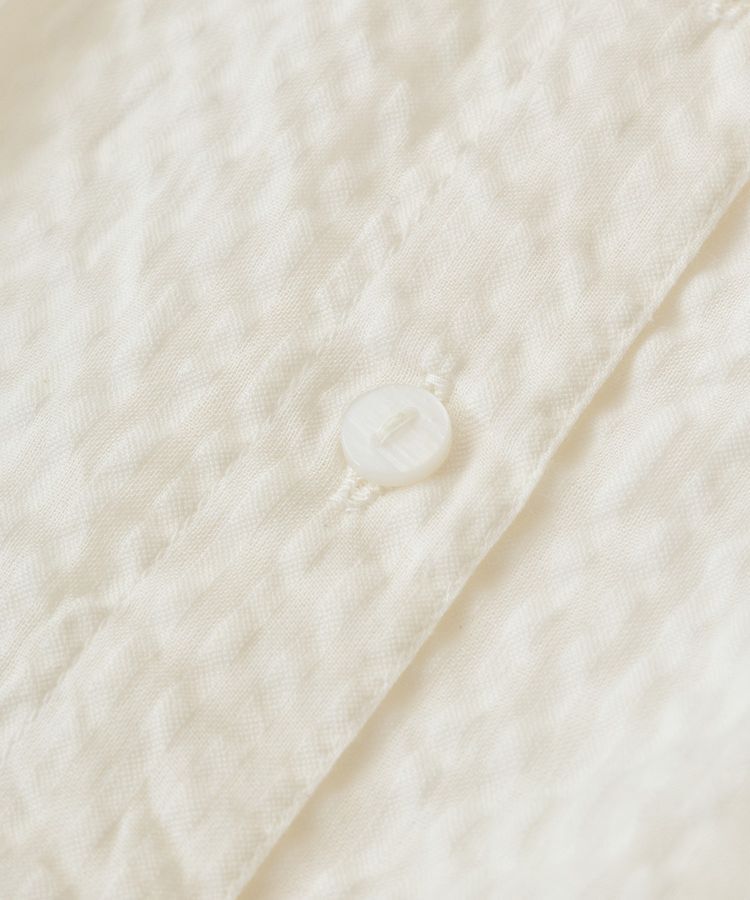 Green Parks「インド綿 SET2点 ギャザーシャツ+布帛インナー」|シャツ・ブラウス|