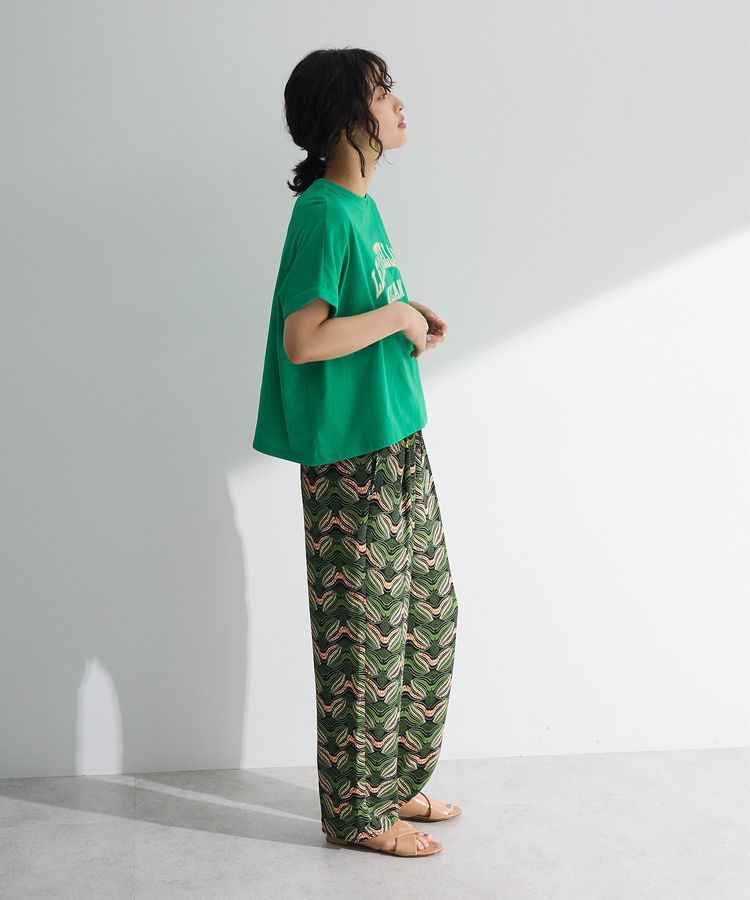 Green Parks「袖折り返しカレッジTシャツ」|Tシャツ・カットソー|