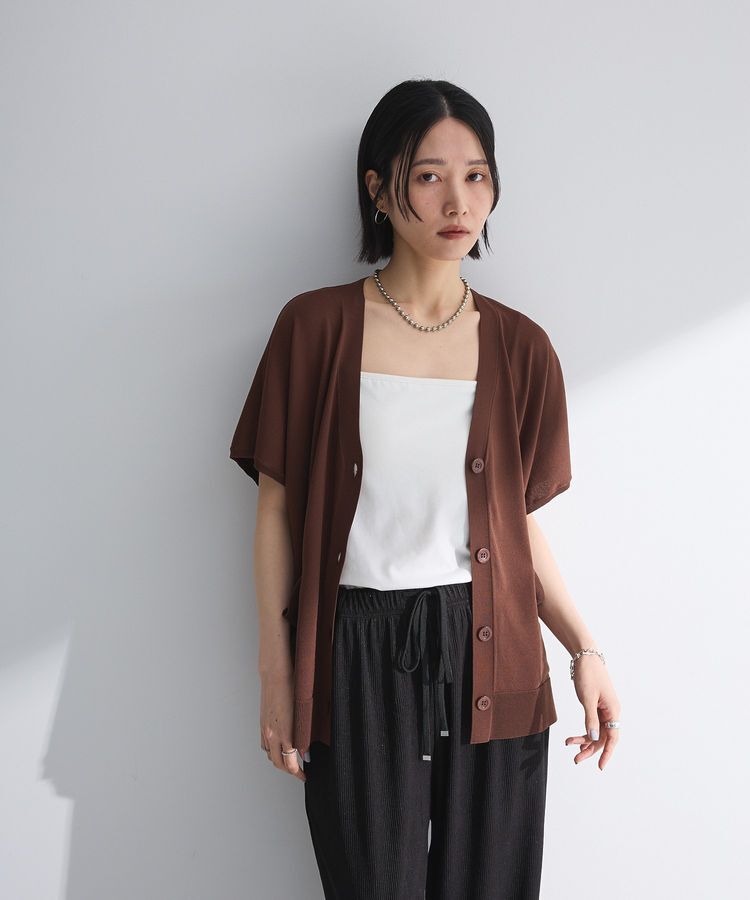 Green Parks「フレンチスリーブカーディガン」|カーディガン|