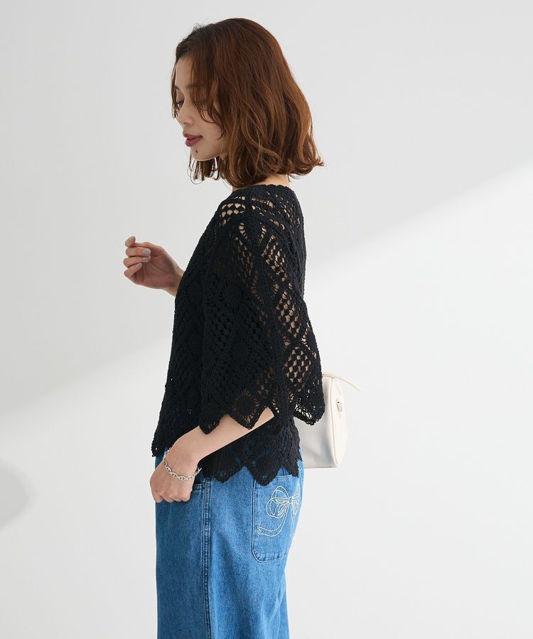 Green Parks「・SUGAR SPOON クロシェプルオーバー」|ニット・セーター|