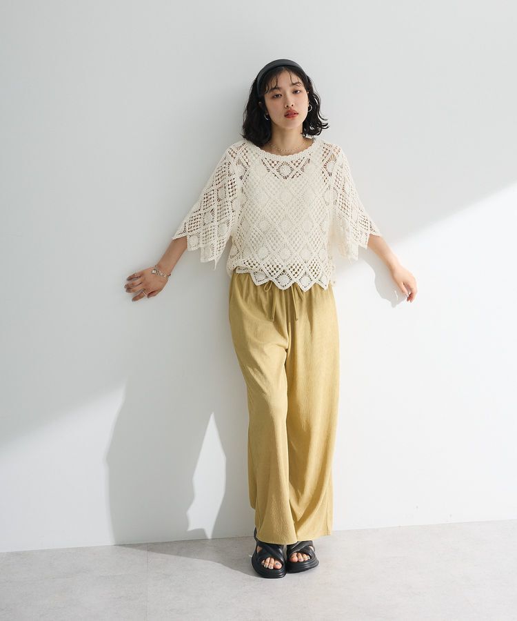 Green Parks「・SUGAR SPOON クロシェプルオーバー」|ニット・セーター|