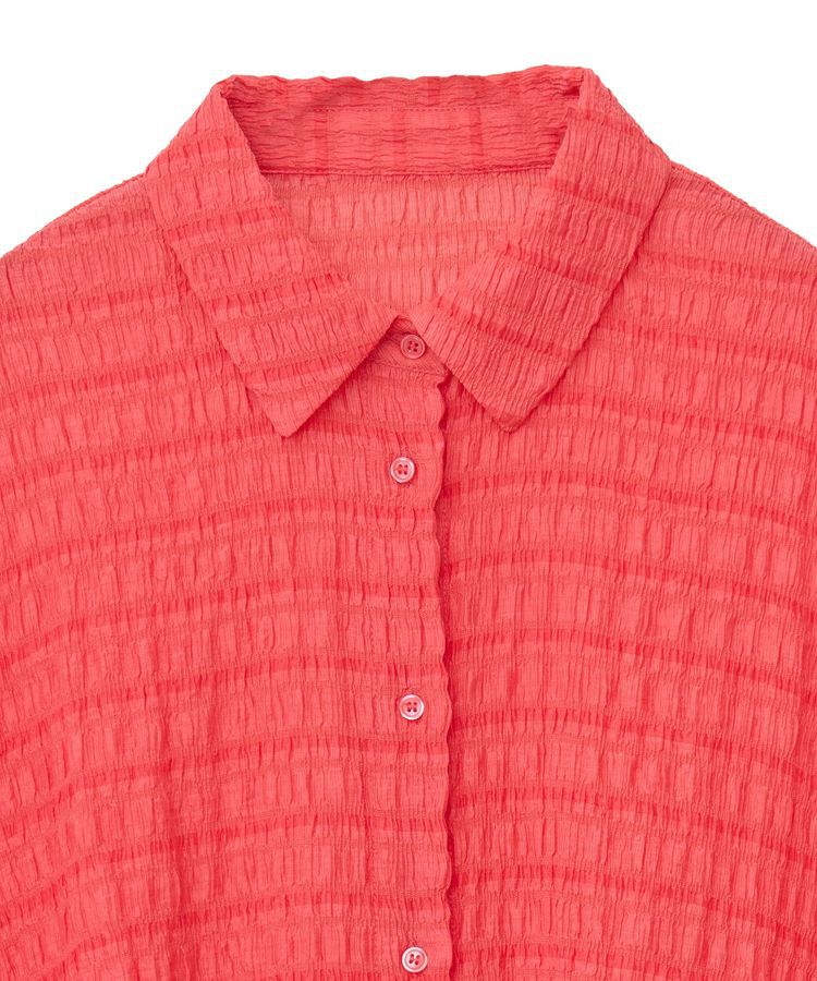 Green Parks「シアーシャーリングフレンチスリーブシャツ」|シャツ・ブラウス|