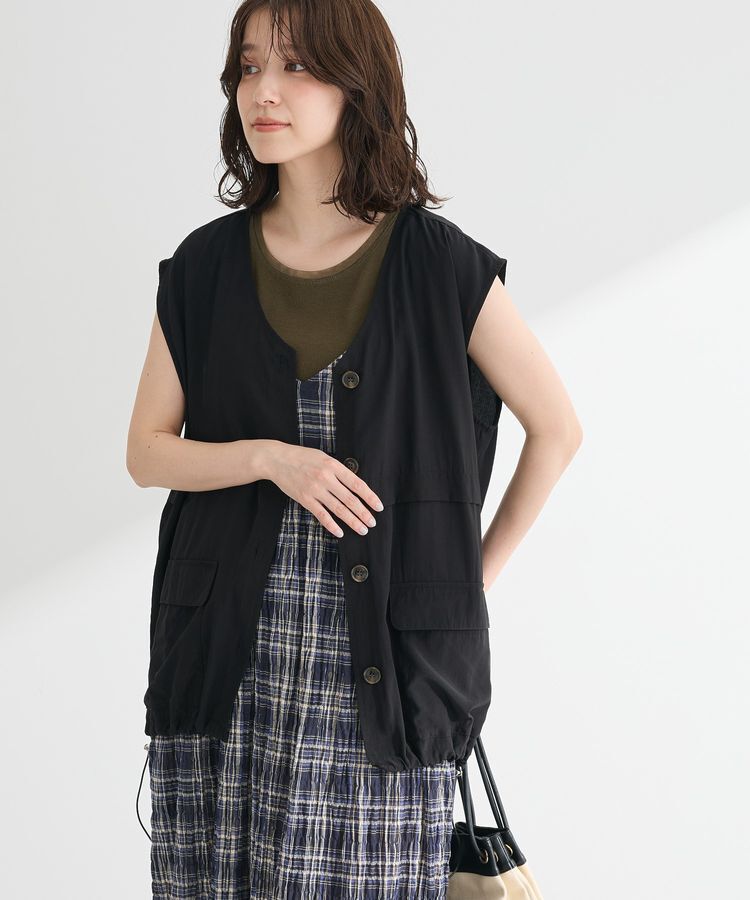 Green Parks「シアーミリタリーベスト」|ベスト・ジレ|