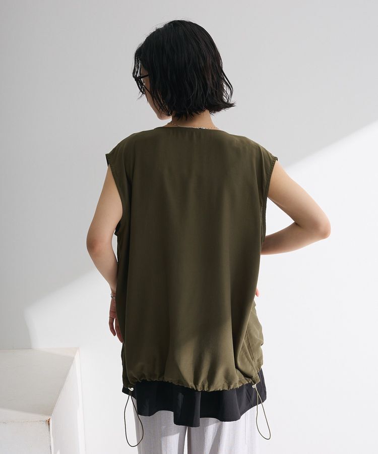 Green Parks「シアーミリタリーベスト」|ベスト・ジレ|