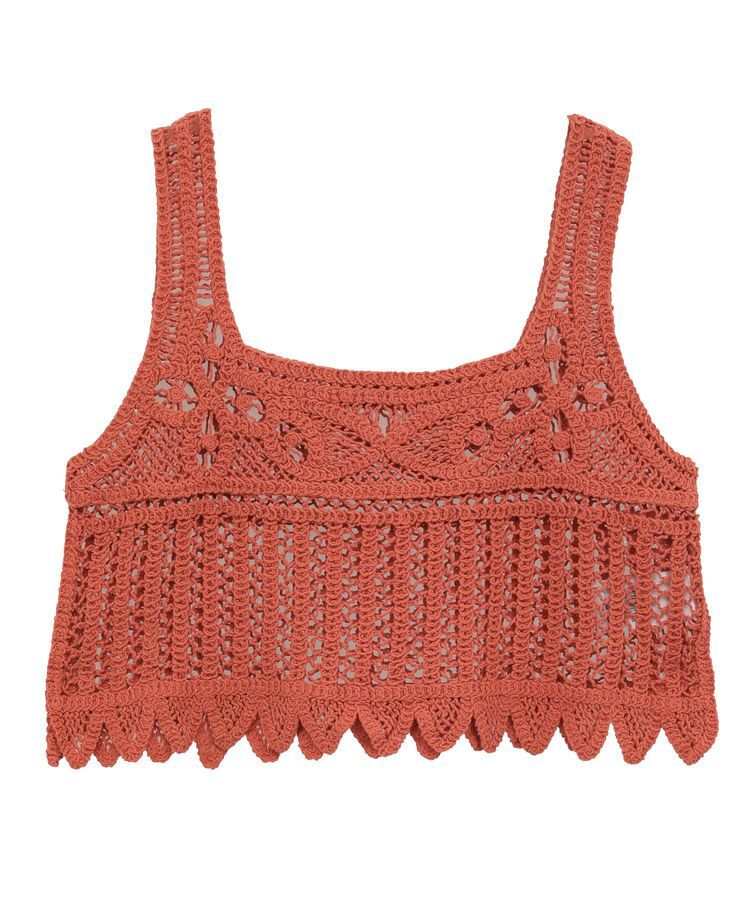 Green Parks「SET2点クロシェベスト＋ワンピース」|ワンピース|