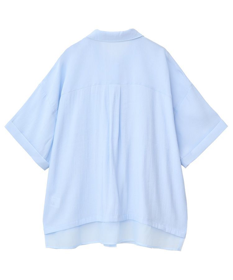 Green Parks「裾レイヤードショートスリーブシャツⅡ」|シャツ・ブラウス|