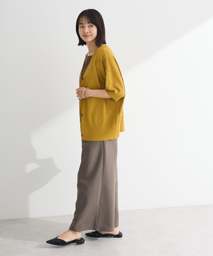 Green Parks「刺繍コードVネックカーディガン」|カーディガン|