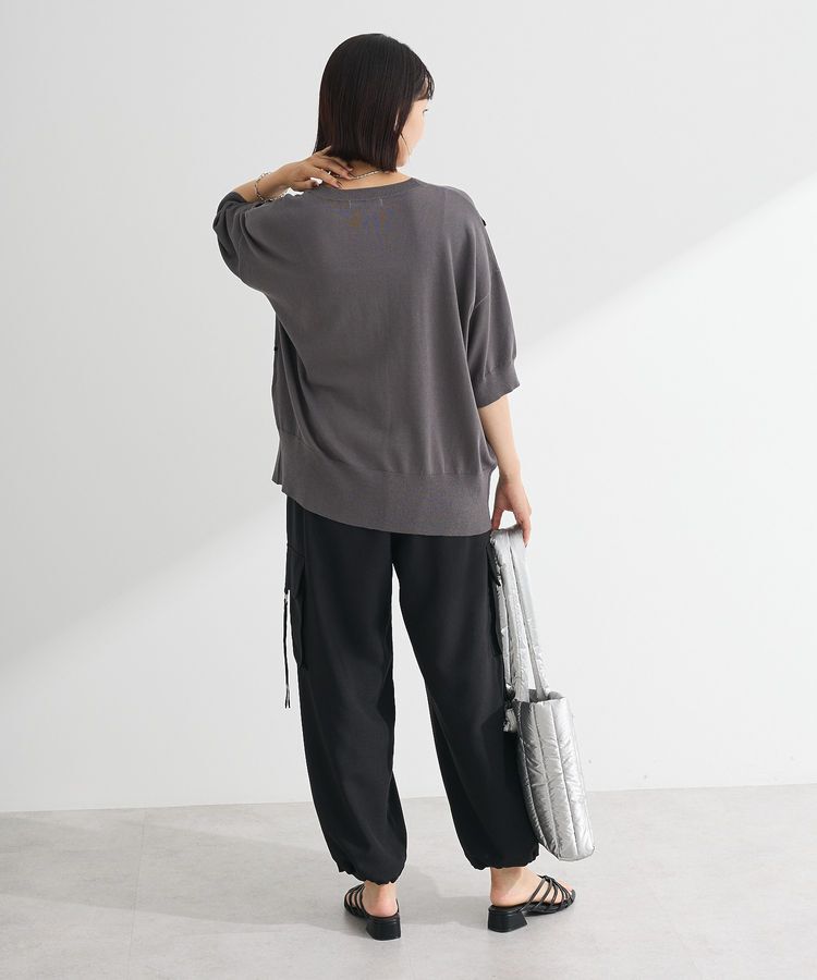 Green Parks「刺繍コードVネックカーディガン」|カーディガン|