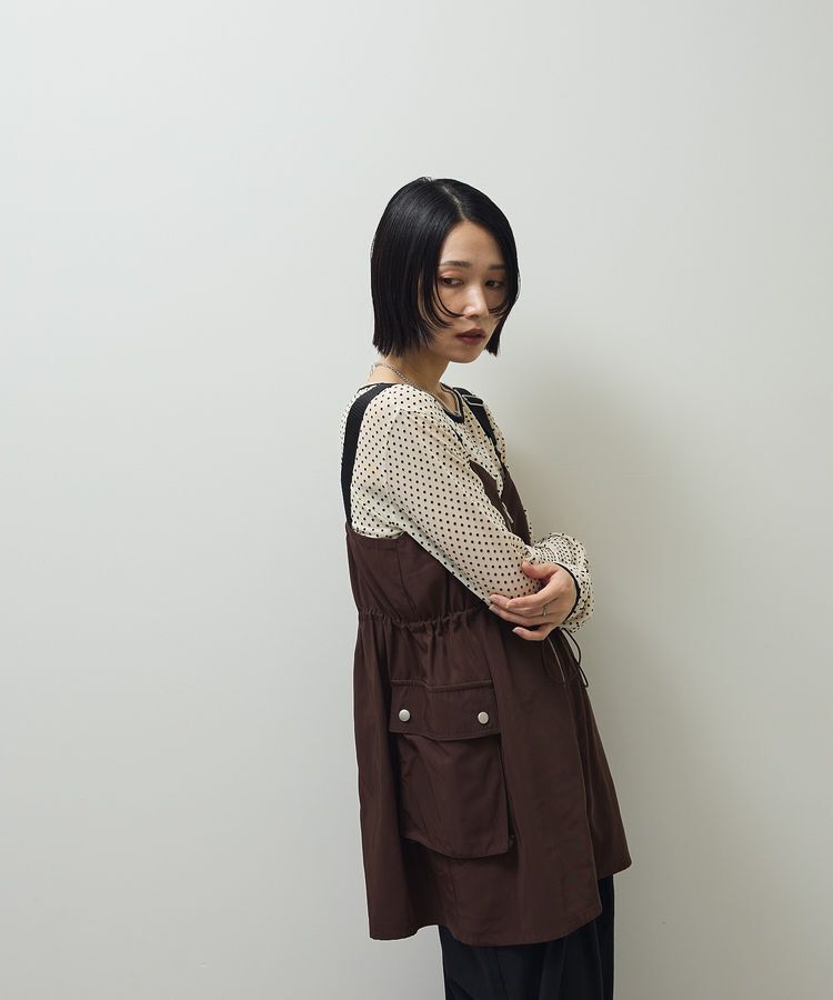 Green Parks「・SUGAR SPOON ミリタリーキャミチュニック」|ベスト・ジレ|