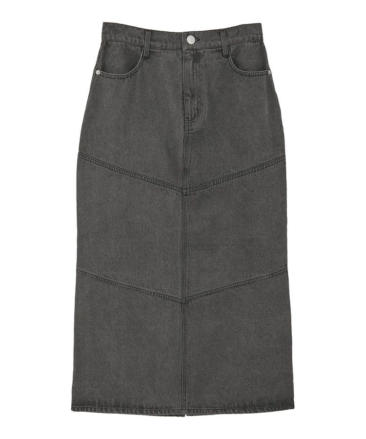 Green Parks「デニムタイトロングスカート」|タイト|