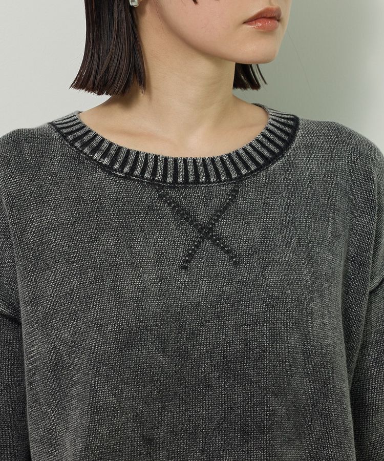 Green Parks「ピグメントニットプルオーバー」|ニット・セーター|