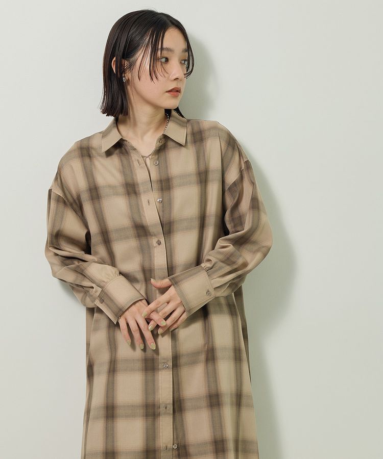 Green Parks「ロングシャツワンピース」|ワンピース|