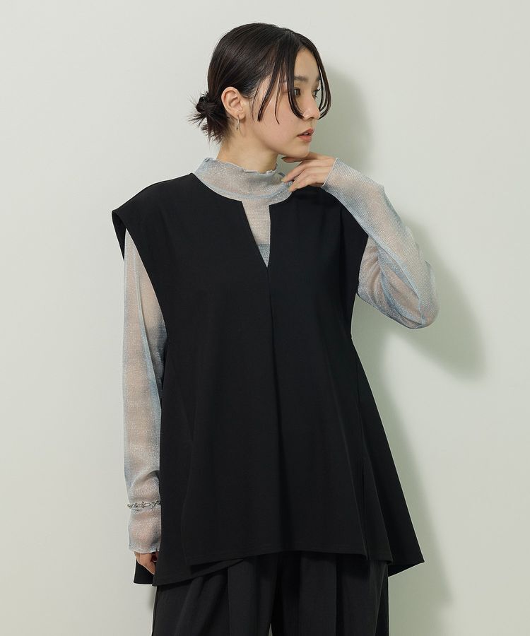 Green Parks「シアー柄プルオーバー」|Tシャツ・カットソー|