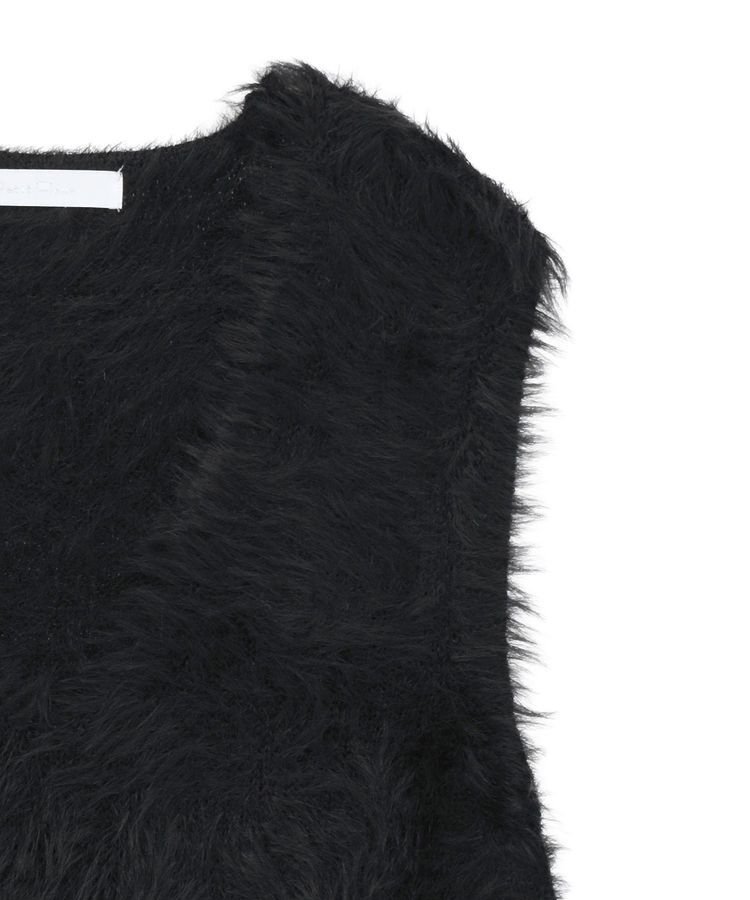 Green Parks「・Petit Fleur シャギーニットベスト」|ベスト・ジレ|