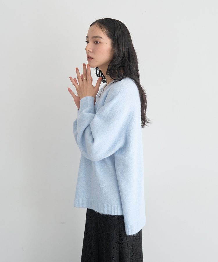 YECCA VECCA「Vネックルーズニット」|ニット・セーター|