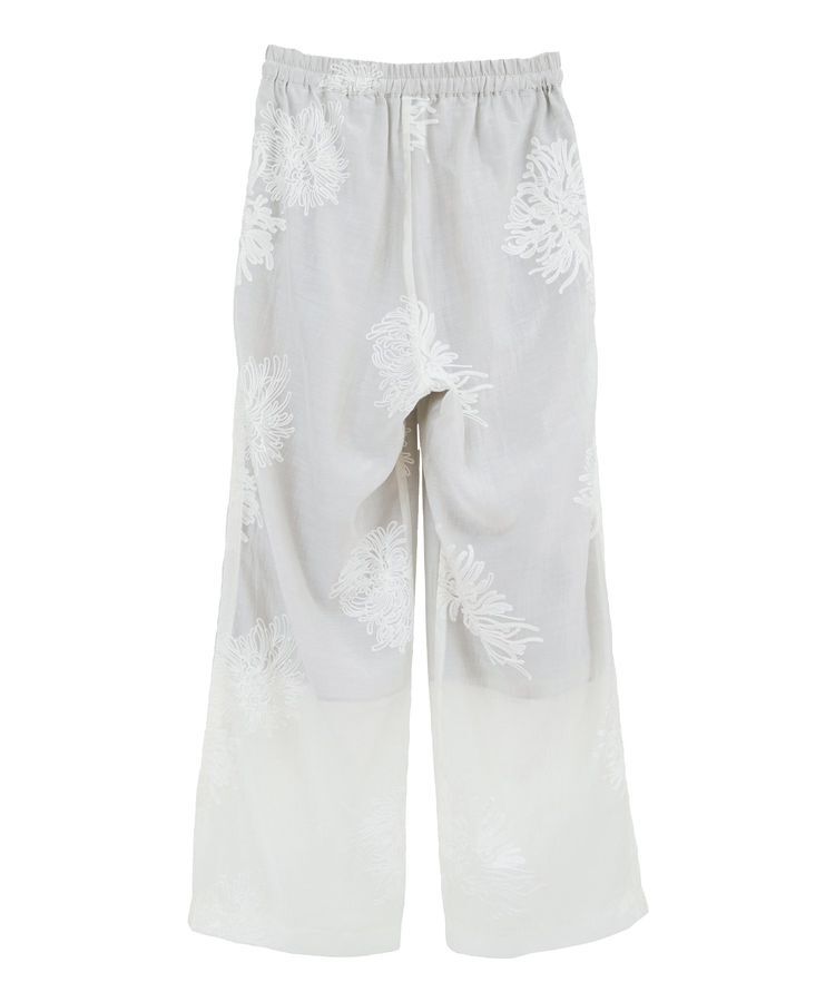 GARAGE OF GOOD CLOTHING「シアー刺繍ドロストストレートパンツ」|その他|