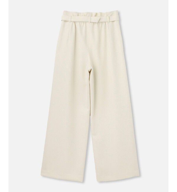 allureville「ウールライクフランネルヨークレスパンツ」|サルエル|