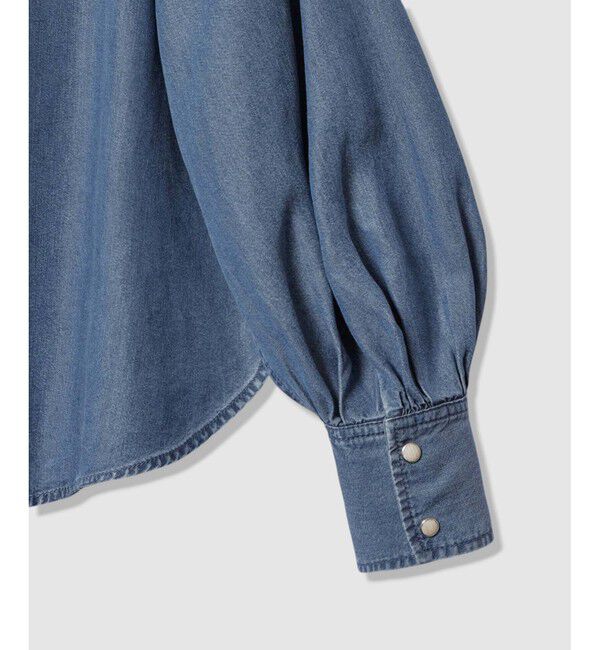 allureville「デニムボウブラウス」|シャツ・ブラウス|