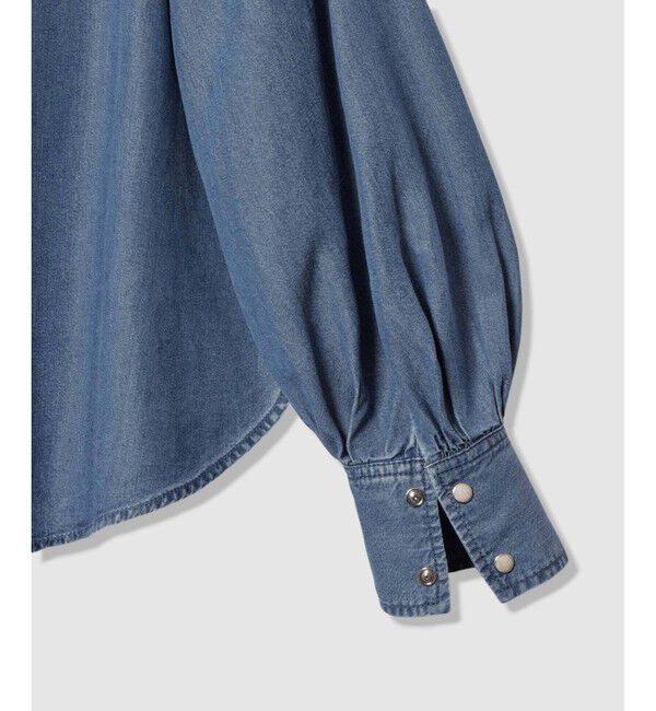 allureville「デニムボウブラウス」|シャツ・ブラウス|