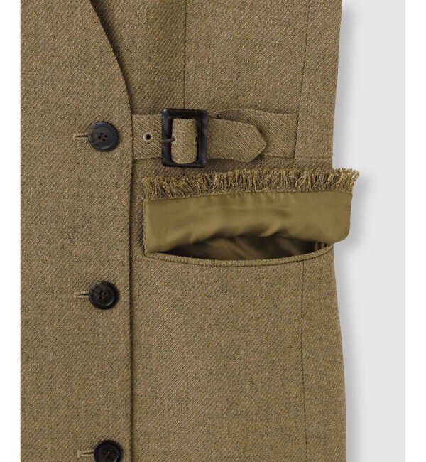 allureville「ツィードライクロングジレワンピース」|ワンピース|