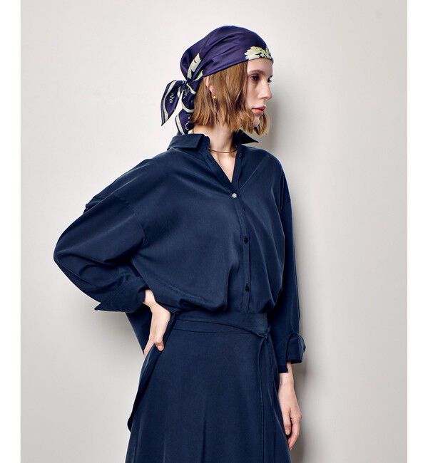 allureville「フィブリルカシュクールシャツ」|シャツ・ブラウス|