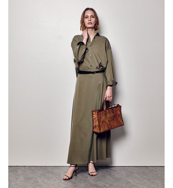 allureville「フィブリルバイヤスナロースカート」|スカート|