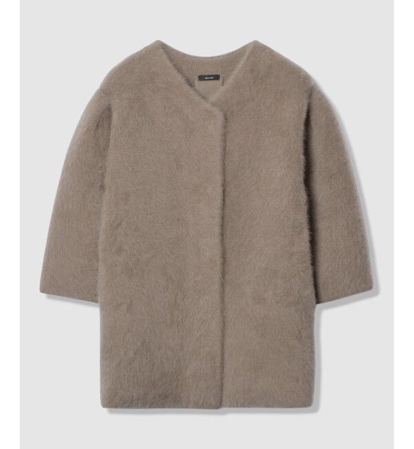 allureville「シアリングニットコーディガン」|ダッフルコート|