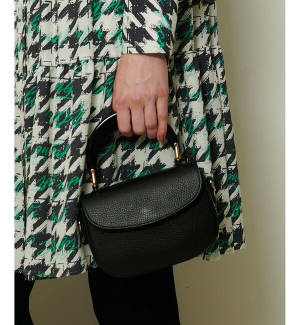 allureville「フラップミニショルダーバッグ」|ショルダー・メッセンジャー|ブラック