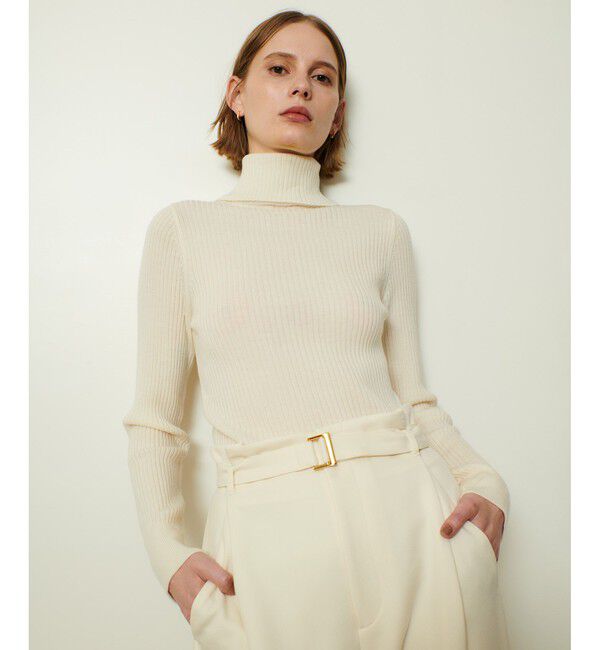 allureville「2WAYネックリブタートル」|ニット・セーター|