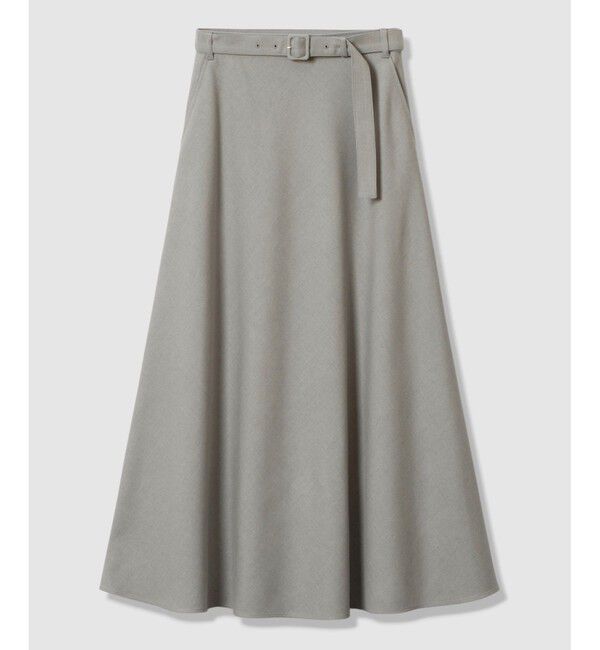 allureville「サキソニーベルテッドナロースカート」|スカート|