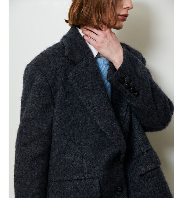 allureville「シャギーハーフコート」|ダッフルコート|