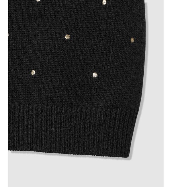 allureville「エンブロイダリードットプルオーバー」|ニット・セーター|