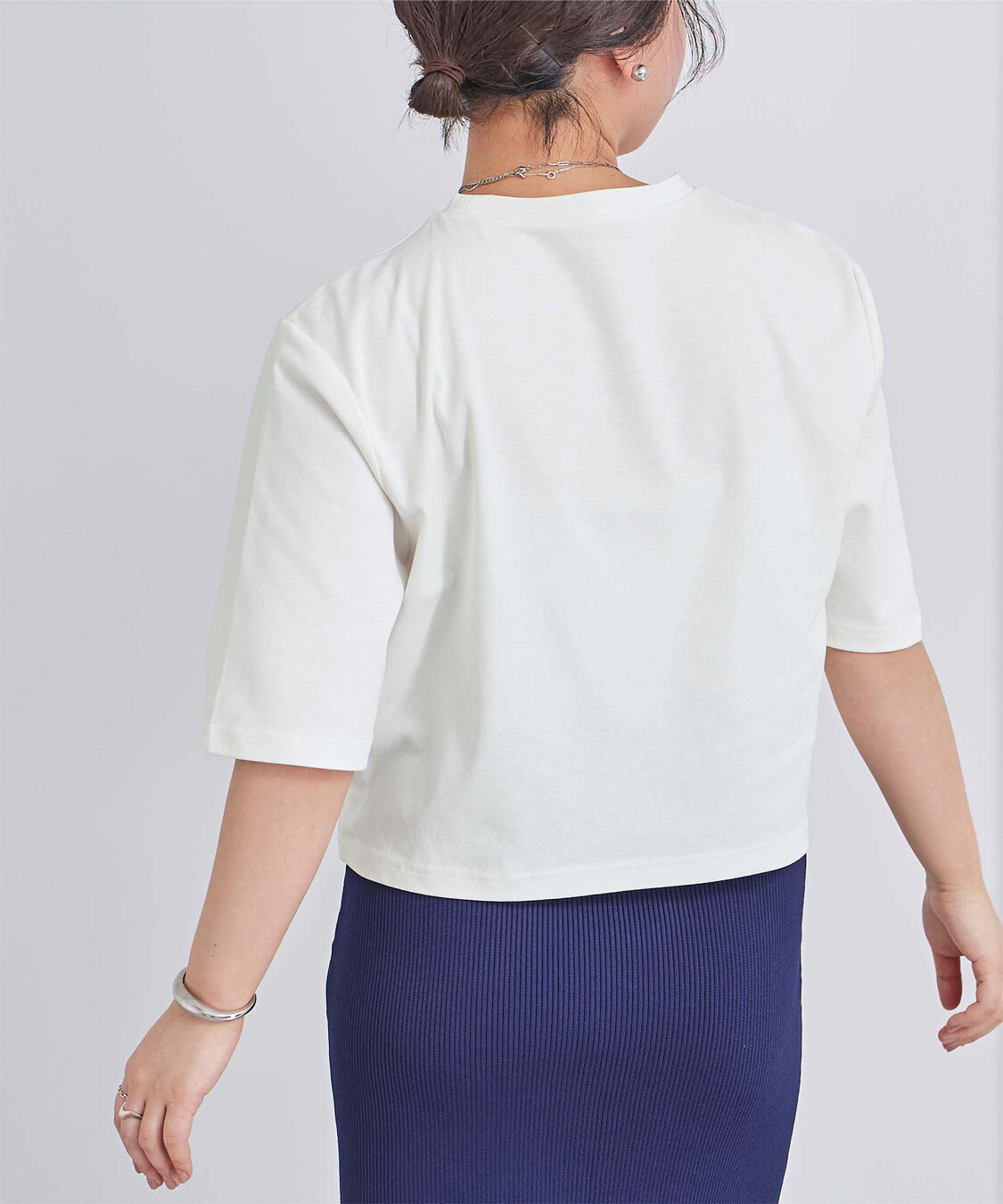 ur's「汗染み防止クロップドTシャツ」|Tシャツ・カットソー|