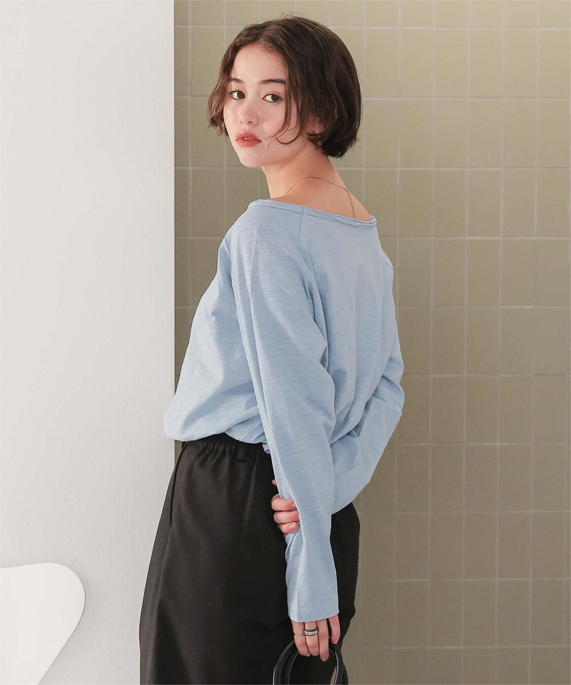 titivate「ルーズロングスリーブカットソー」|Tシャツ・カットソー|