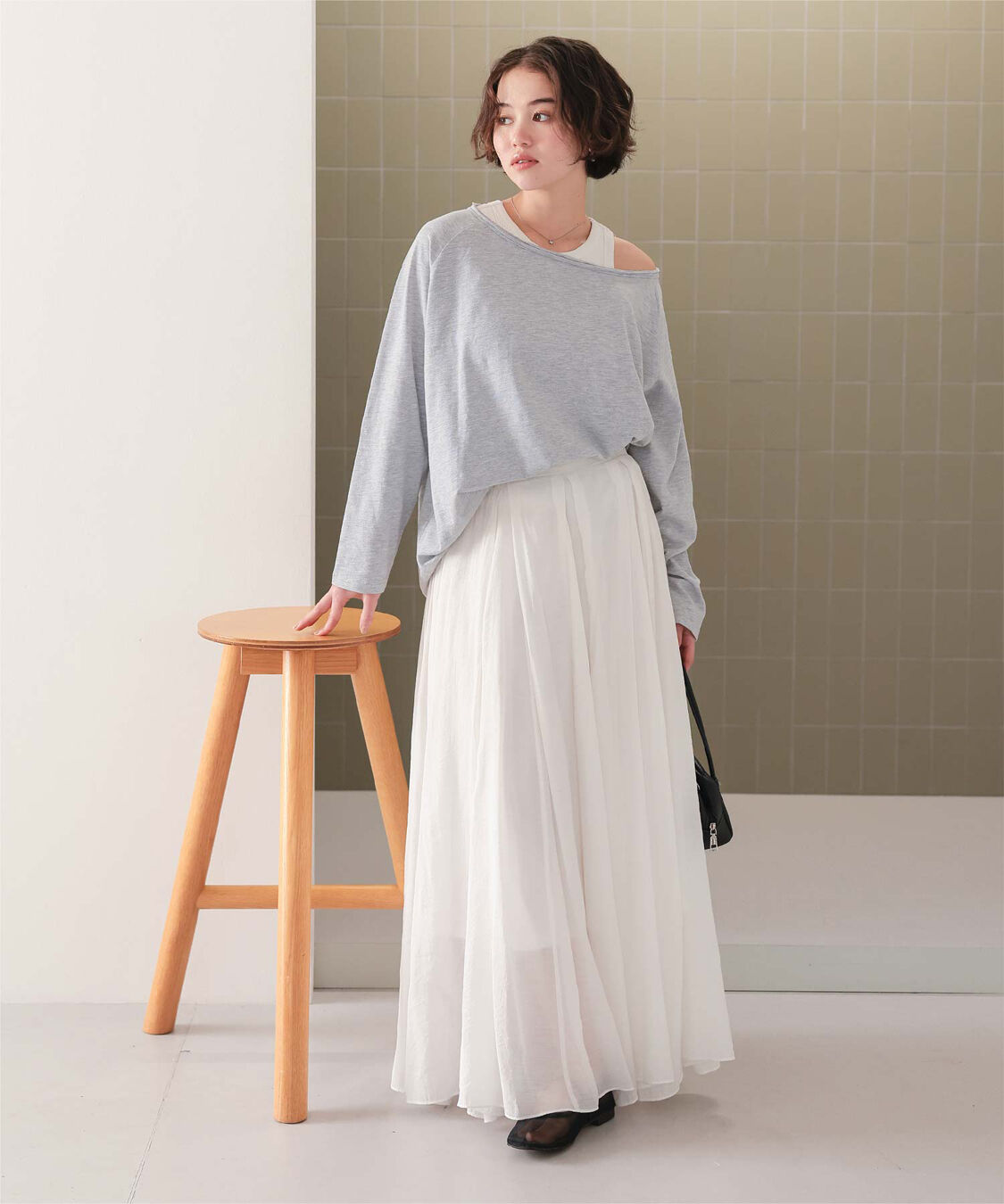 titivate「ルーズロングスリーブカットソー」|Tシャツ・カットソー|