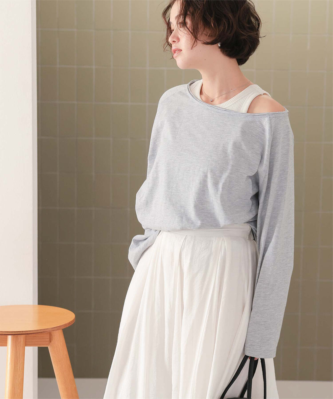 titivate「ルーズロングスリーブカットソー」|Tシャツ・カットソー|