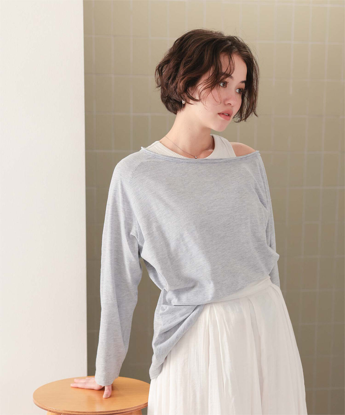 titivate「ルーズロングスリーブカットソー」|Tシャツ・カットソー|