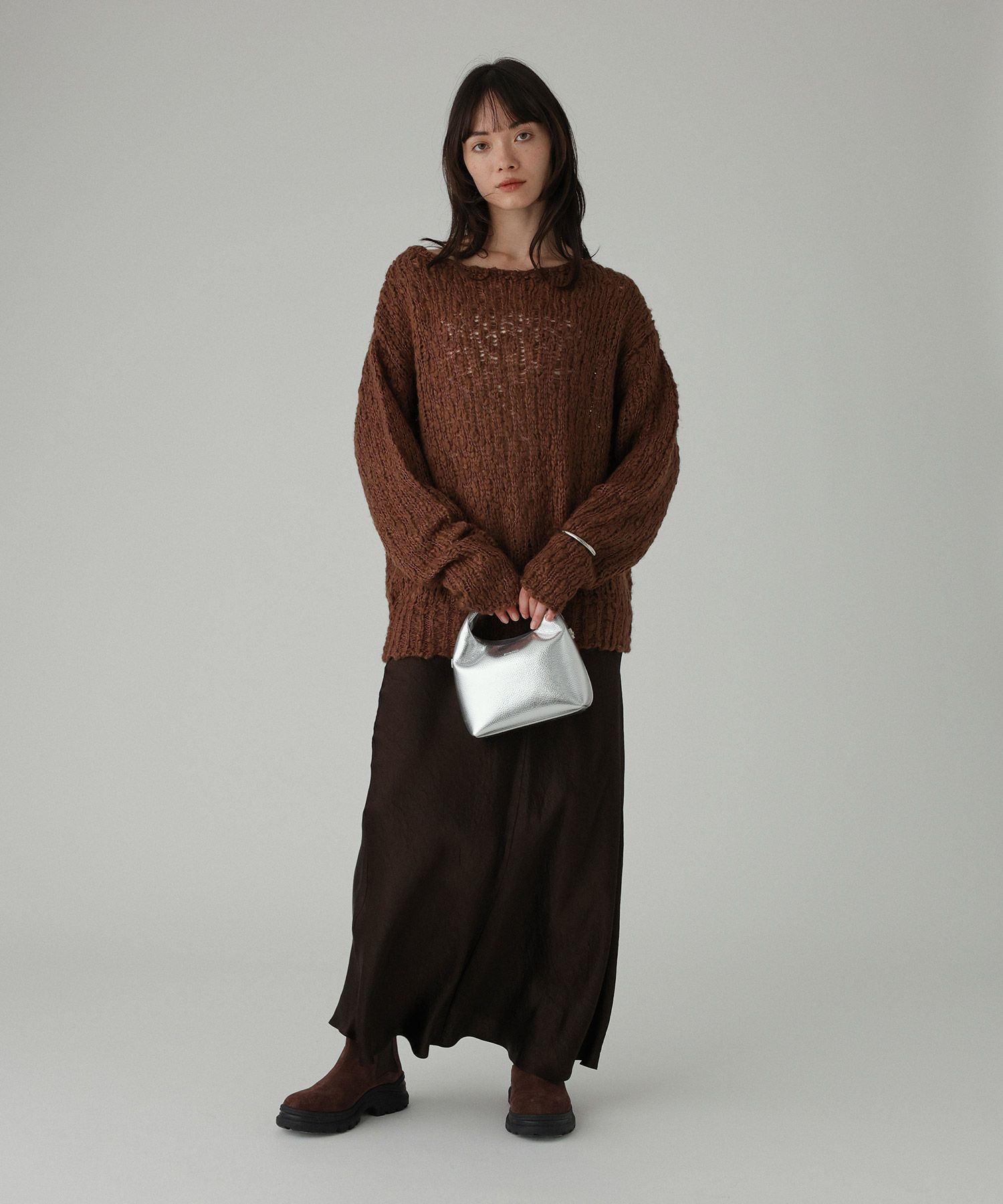 BABYLONE「ローゲージニット2WAYプルオーバー」|ニット・セーター|