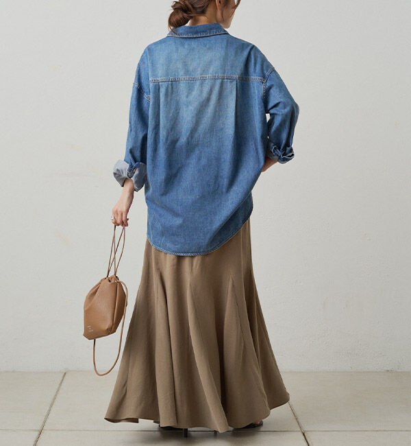  「セルロースマチ付きスカート」|スカート|