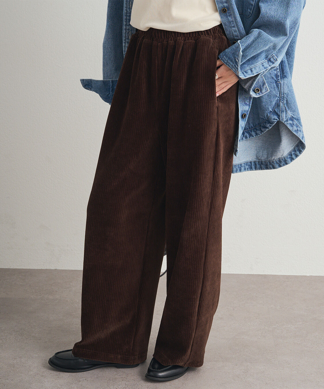  「ストレッチコールイージーパンツ」|その他|