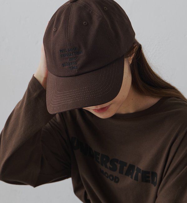  「【F&B】ロゴ刺繍キャップ」|キャップ・キャスケット|